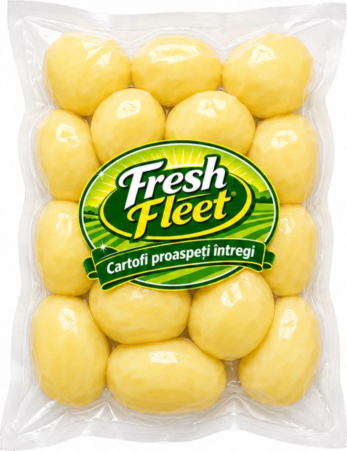 Pungă cu cartofi proaspeți întregi, curățați, Fresh Fleet